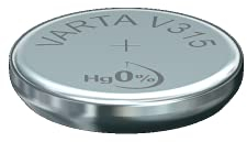 VARTA Batterien V315/SR67 Knopfzelle, 1 Stück, Silver Coin, 1,55V, für elektronische Kleingeräte - Uhren, Autoschlüssel, Fernbedienungen, Waagen
