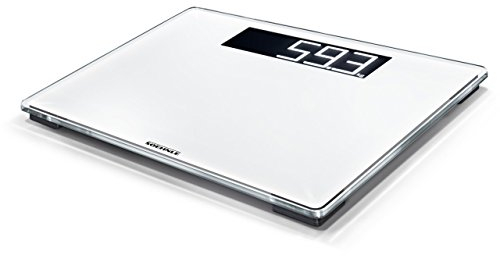 Soehnle Style Sense Multi 300, digitale Personenwaage mit praktischer Zuwiegefunktion, Waage mit 200 kg Tragkraft, Körperwaage mit extragroßer LCD-Anzeige, Digitalwaage inkl. Batterien