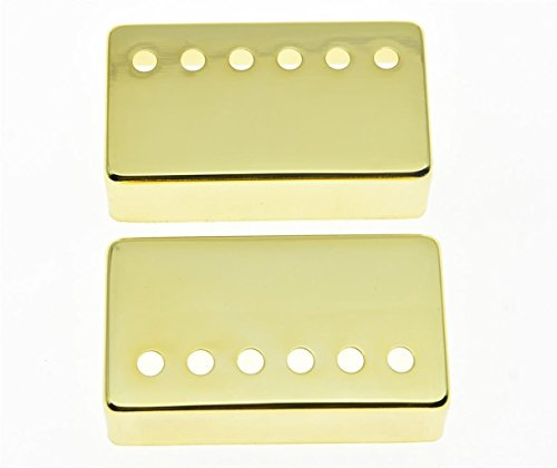 kaish 2 Gold Metall 52 mm Pole Spacing LP Humbucker Gitarre Pickup Abdeckungen für Les Paul