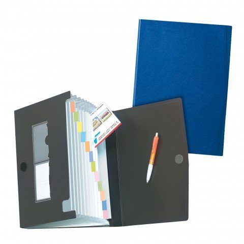 Herlitz 1978048 Fächermappe | A4 PP, 12 Fächer (3er Pack, mehrfarbig)