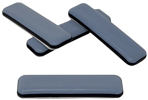 SBS Lot de 16 patins de protection pour meubles, 70 x 19 mm, garniture en téflon, auto-adhésifs, matériau : polytétrafluoroéthylène