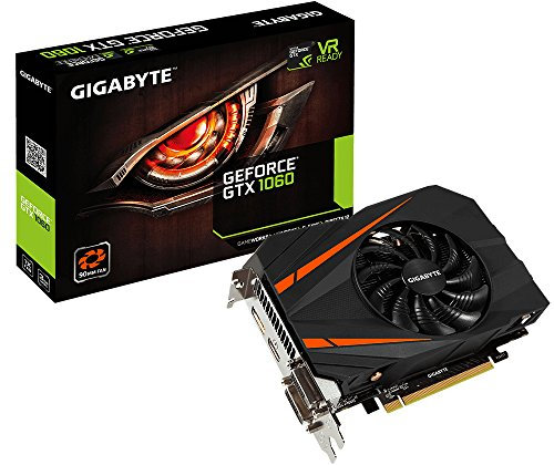 Gigabyte GeForce GTX 1060 Mini ITX 3G GeForce GTX 1060 3GB GDDR5 - Tarjeta gráfica (NVIDIA, GeForce GTX 1060, 7680 x 4320 Pixeles, 7680 x 4320 Pixeles, GDDR5, PCI Express x16 3.0)