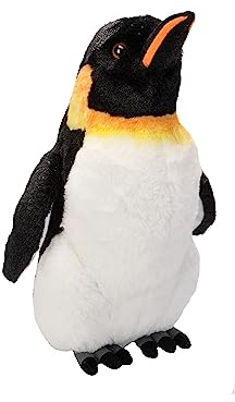 Wild Republic 17892 19438 Kaiserpinguin, Cuddlekin Plüschtier, Stofftier 30 cm, Black