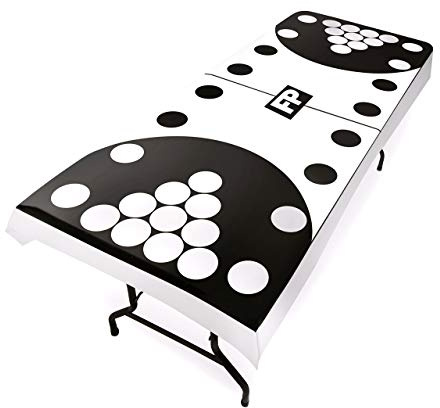 Drinking Games Table Cover, Game Booklet and Two Ping Pong Balls