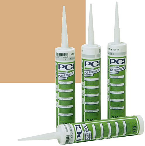 12 x PCI Silcofug E Elastischer Dichtstoff 310ml Caramel