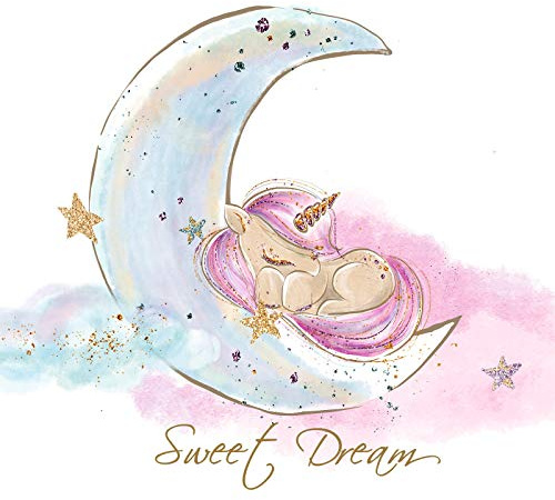 Little Deco Wandtattoo Sweet Dream Einhorn & Mond DL157