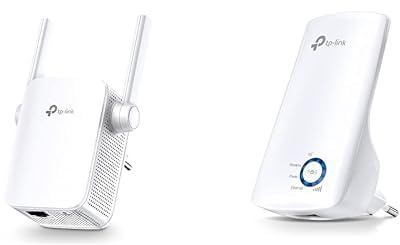 TP-Link Répéteur WiFi AC1200, Extender jusqu'à 120㎡, Amplificateur N300, WiFi Booster, 1 Port Ethernet