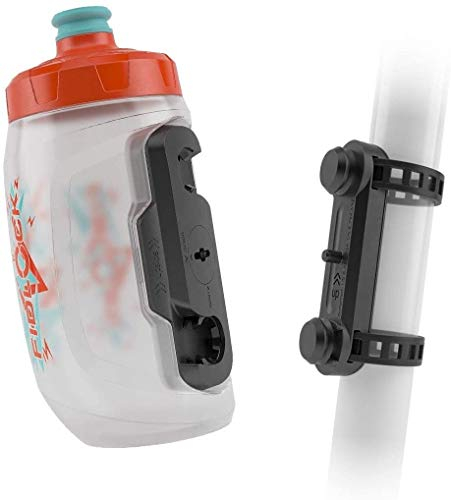 Fidlock Bottle 450 Kids u. Uni Base Magnetischer Fahrrad Flaschenhalter Fahrrad Trinkflasche für Kinder Fahrrad mit Halterung Getränkehalter Kinder Fahrrad Getränkehalter Trinkflaschenhalter
