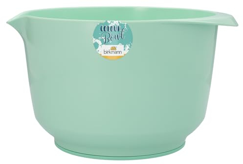 Birkmann, Colour Bowls, Rühr- und Servierschüssel, 4,0 Liter, kratzfest, standfest, nachhaltig, türkis, hochwertige Qualität, modernes Design