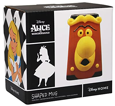 Disney Half Moon Bay - Tasse en forme d'Alice au pays des merveilles Bouton de porte - Tasse 3D - Cadeaux Alice au pays des merveilles - Tasse de bureau