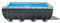 Intex Frame Pool Ultra Quadra XTR 549 x 274 x 132 cm - Ohne Pumpe und Zubehör