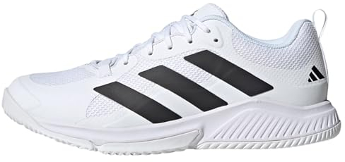 adidas Herren Court Team Bounce 2.0 Shoes, Cloud White/Core Black/Cloud White, 43 1/3 EU