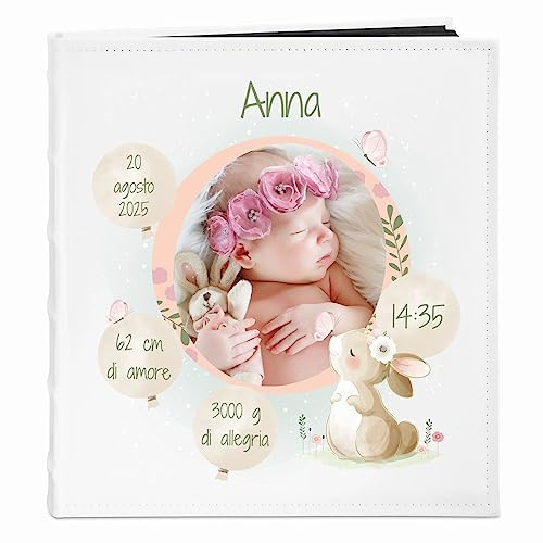 Maverton Album Fotografico, Copertina in Pelle Sintetica Personalizzazione