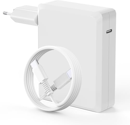 140W USB C Schnell Netzteil Ladegerät Kompatibel für MacBook Pro 16/15/ 14/13 Zoll, Mac Book Air 13 Zoll, iPad Pro 2018-2022 mit 1.8M Ladekabel Type-C Adapter