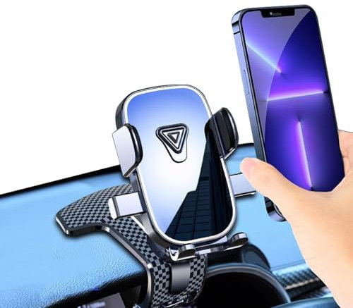 BAFUGU Supporto Cellulare Auto, Regolabile Porta Cellulare Auto per Cruscotto, 360° Rotazione Supporto Telefono Auto,Portacellulare Auto Universale Compatibile con 4.0-7.0 pollice Smartphone