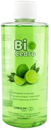 Sgrassatore Detergente Universale Concentrato. Rimuove Sporco Ostinato ed Elimina i Cattivi Odori. Per Cucina, Frigorifero e Tutte le Superfici di Casa. Formula Naturale al Profumo di Cedro. 500 ml