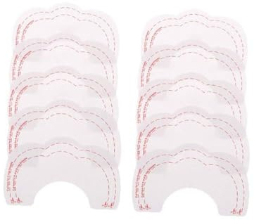 EROSPA® 5 Paar Brusthebe-Pads Klebe-BH - unsichtbar - selbstklebend - Push-Up Cup A-D
