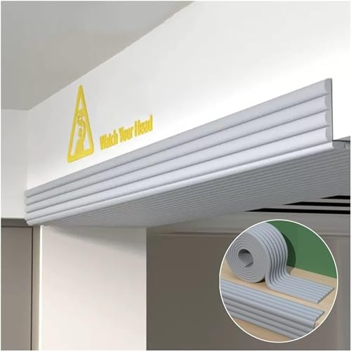 Protector de pared para garaje, protector de esquinas de pared para garajes de estacionamiento, protectores de esquinas de pared para bordes de garaje, mesas, muebles, 0,8 cm de grosor para garajes