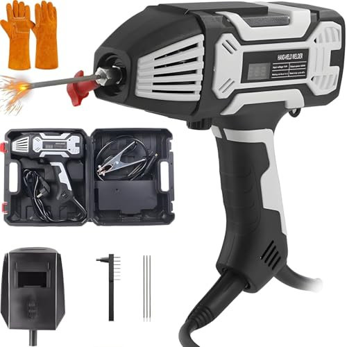 Customize what you need 4600W Handheld MIG Welder - 20-200A ARC TIG Welder with Current Adjustment, Digital Display IGBT Inverter for 1/16-1/8 Welding Rods, Perfect for DIY and Professional Use(Gree