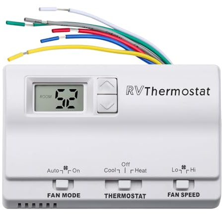 our fave 83303362 Digital Thermostat Heat/Cool T-Stat Wall Thermostat For Mach 8330-336 337 338 339 368 386 Air Conditioners Campers Digital