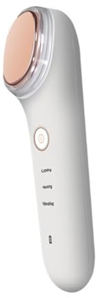 VALICLUD Dispositivo di Bellezza Massaggiatore per Viso Impacco Caldo 38-42°c e Freddo 13-16°c, Strumento Ricaricabile USB per Cura Pelle Femminile, Dispositivo Antirughe ad Uso Domestico