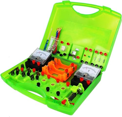 Elektrischer Experimentierkasten, Physik-Elektromagnetismus-Experimentierkasten, Experimentiergerätekasten
