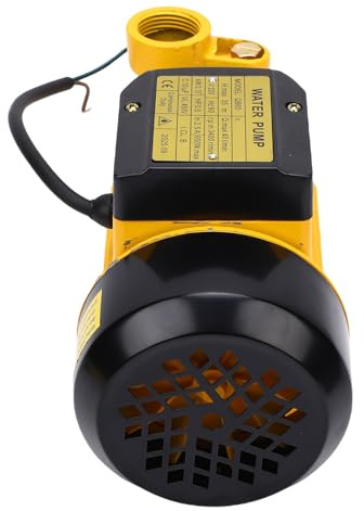 Generic Bomba de Agua Centrífuga Silenciosa 650W 35m 40L/min para Presurización Doméstica con Estructura Metálica, para Riego de Jardines y Limpieza de Piscinas
