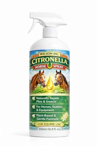 Wilson Inc Citronella Spray for Horses – Powerful, Natural Fly & Insect Repellent for Horses & Ponies (100ml)