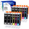LxTek 550 551 XL Multipack Patronen Kompatibel für Canon PGI-550 XL CLI-551XL für Canon Pixma IP7250 MX925 MX920 MX725 MG5650 MG5550 MG6450 MG7550 MG6650 MG5400 MG5450 IP7200 IX6850 (12er-Pack)