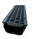 10 x Clark Drain CD410 Shallow Flow Channel Drainage Plastic PVC Heavy Duty Including 2 x Endcaps for Water Rain Storm Shower Garden Driveway 1m Water Rain Storm Shower Wetroom Garden Driveway 10M