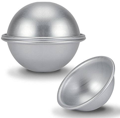 Ymiko Moule à Gâteau Hémisphère 10 cm, Démoulage Facile Antiadhésif | Chaleur rapide et homogène pour gâteaux et mousses parfaits, idéal pour débutants comme familles, anniversaires et goûters
