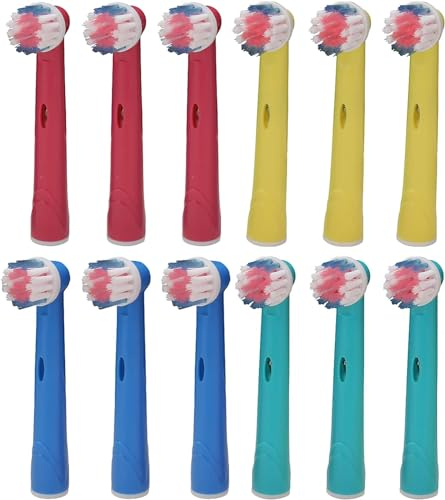 BELADENT Brossettes enfants pour brosses à dents électriques compatible avec Oral B, Pack de 16