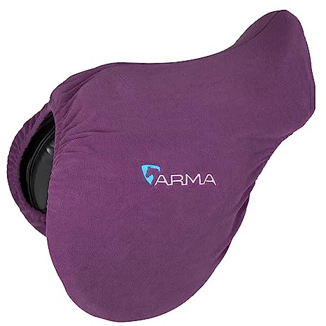 Shires Arma Polyester-Fleece-Sattelbezug, 35,6 cm – 41,9 cm, Pflaume