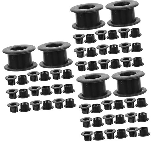 Toddmomy 36 Paare Lager Für Fußballmaschinen Tischfussball Zubehör Für Tischfußballspiele Lagerpresse Kickerbuchse Teile Eines Kickertisches Kickertischteile Mechanisch Den Ball Rollen PVC