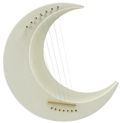 harfe instrument 7-saitige Lyra-Harfe Tragbares Mini-Saiten-Fingerharfe Aus Holz Musikinstrument Für Anfänger Mit Zubehör