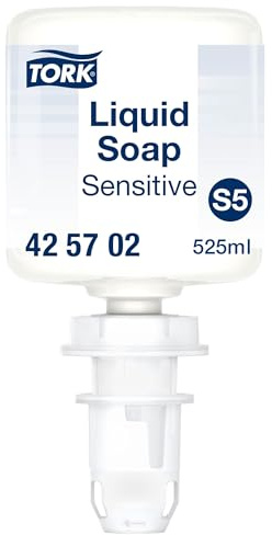 Tork Sensitive Handtvätt Mini Flytande Tvål S5, Parfym fri, 1 flaska, 525 ml, 425702