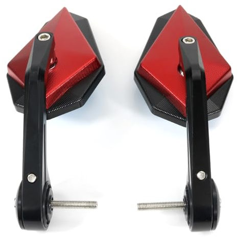 Lenkerendenspiegel Motorrad Für K&AWASAKI Für V-ersys 1000 650 Für Z900 Für Z800 Für Z750 Für Z250 Für ZZR1200 Für ZX9R Motorrad Lenkerendenspiegel Rückspiegel(B)