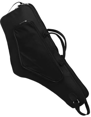 Tragetasche für Altsaxophon, und Stoßfest, Schwarz | Oxford Gewebe mit Schaumstoffpolsterung, Leichter Rucksack, für Musiker, Schlichtes Design