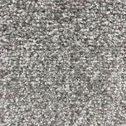 Tuda Carpets | Beaumont 8mm Soft Twist Pile Carpet with Felt Backing, 11mm Total Height | Steel (75321) - 4m x 3m (13ft1 x 9ft10)