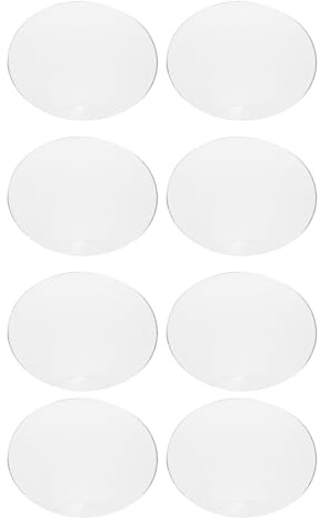 KOMBIUDA Verres de Montre en Matériau Synthétique pour Laboratoire Lot de 10 Diamètre 90mm Haute Transparence, pour Classe de Chimie et Établissement de Test
