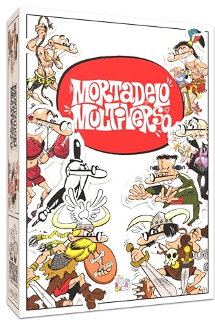Mortadelo Multiverso Juego de Cartas para 2 a 6 jugadores, partidas de 15 minutos, basado en Mortadelo y Filemón, juego moderno, divertido y familiar, ideal para reuniones, viajes y fans del humor