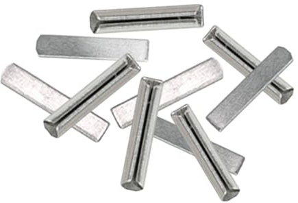 MotiveTech 10 Pieces Model Train Rail Joiners Replace Missing Fishplates Track Connecting Pieces Replacement, HO Scale