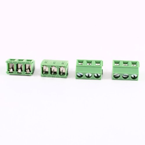 Aexit 4 Stück 3 P 5mm Pitch 300V 10A PCB Steckbare Anschlussklemme (ae214573d3161fa4ebb46d5fb048fbb9)
