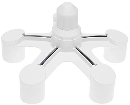 E27 zu E27 Lampenfassung Sockel Splitter LED Licht Lampe Adapter Halter Lampensockel (03)