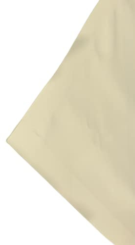 TENDAGGIMANIA Bache Protection en PVC 650 g/m² pour Camion, Bois, Jardin et Exterieur - 100% imperméable et Anti-UV - Vente au Demi-mètre linéaire – Couleur : Creme - Hauteur Rouleau 300 CM