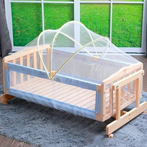 Zanzariera per lettino per neonati Rete per insetti Rete di sicurezza a rete fine per 100* 60 cm Culla portatile durevole per lettino per bambini Rete antizanzare per culla per culla per bambini