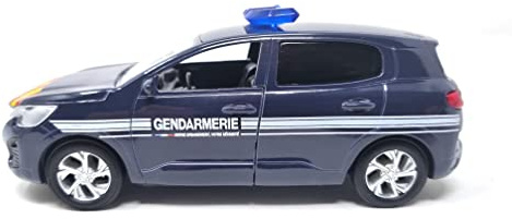 PLAYJOCS GT-8118 Voiture GENDARMERIE Voiture métallique Jouet pour enfants et collectionneurs.