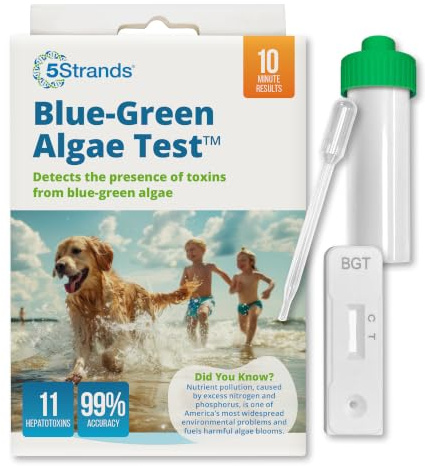 5Strands | Blue Green Algae Test | at Home Lake Pond Water Sample | Collection Results in 15 Minutes (1)
