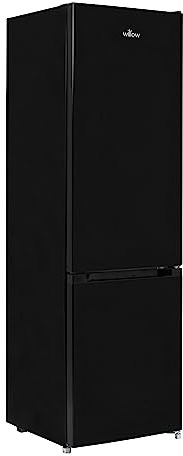 Willow WFF1760B 262L Freestanding 70/30 Fridge Freezer with Adjustable Thermostat, 4* Freezer Rating, Mark-Proof Finish, Low Frost, 2 Year Warranty – Black