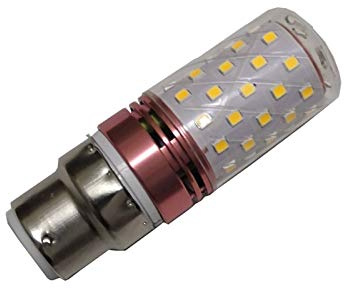 Led Bulb B22 Corn Bulb Light 12V AC/DC Warm/Cold White 12V 10W 2835SMD 60LED for RV Camper Marine Solar Power Light and Off Grid (Color : Warm Wite)